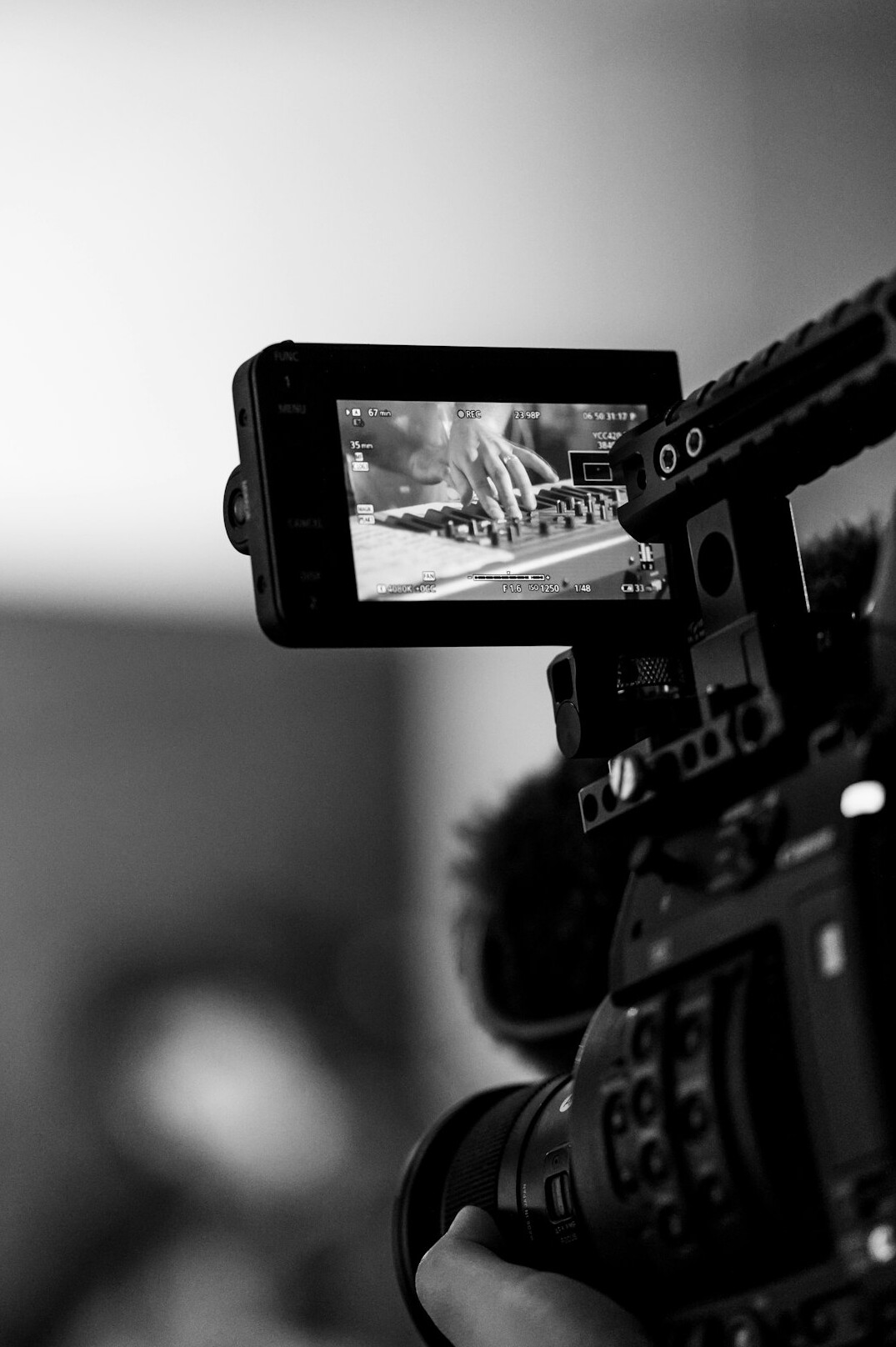 documentary filmmaker with camera