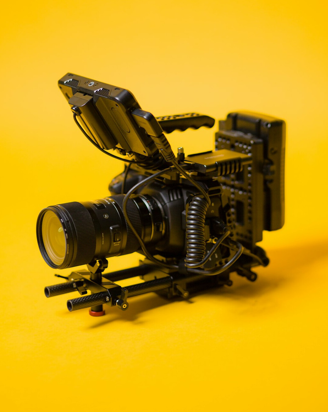 futuristic film camera