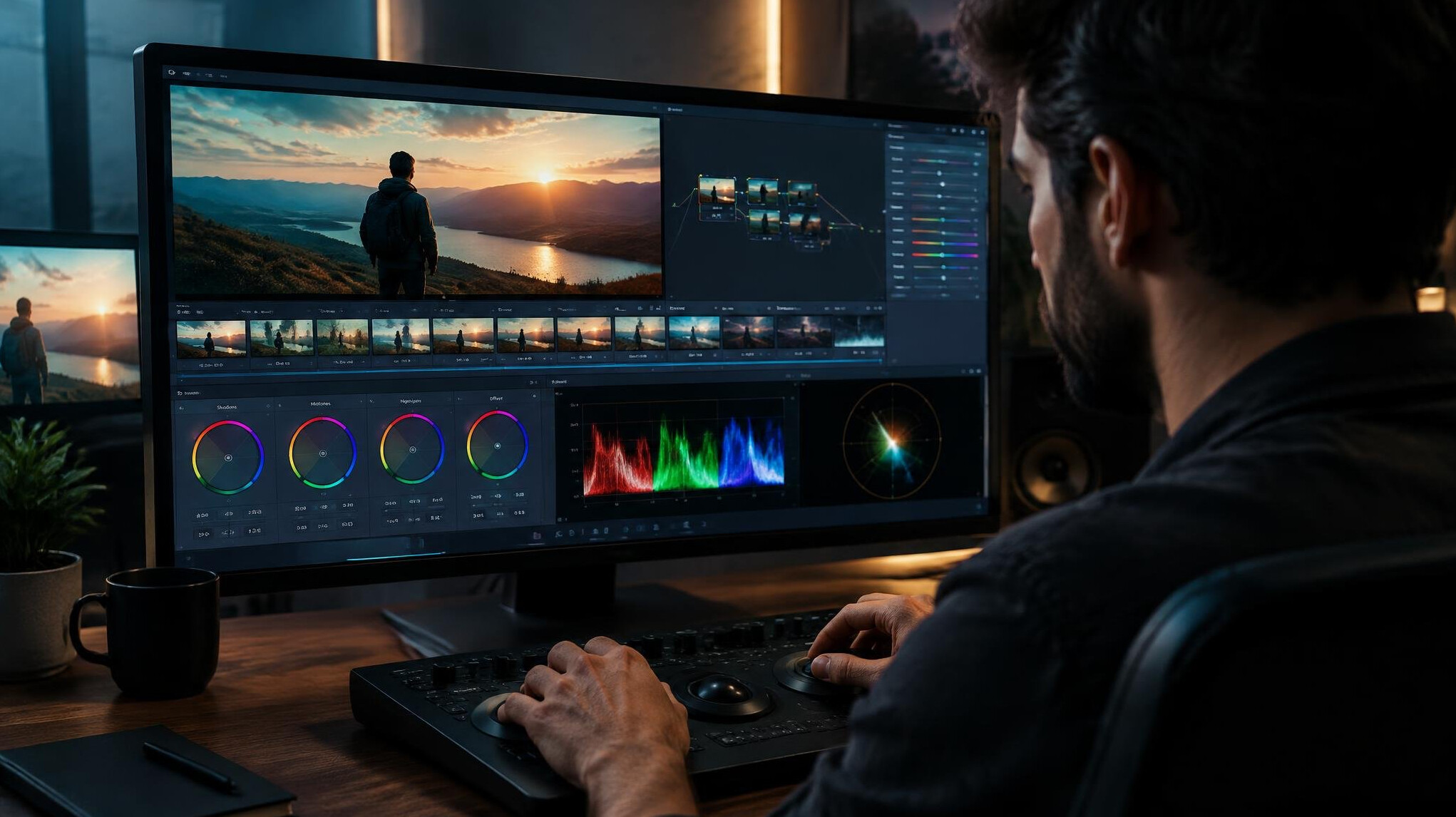 color grading video