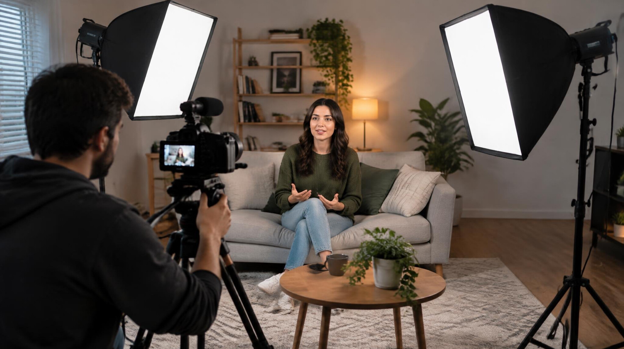 home lighting setup for filming