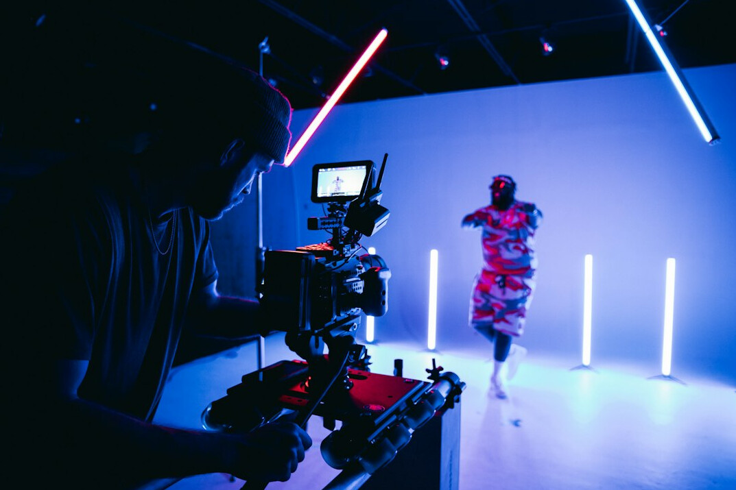 virtual reality filmmaking setup