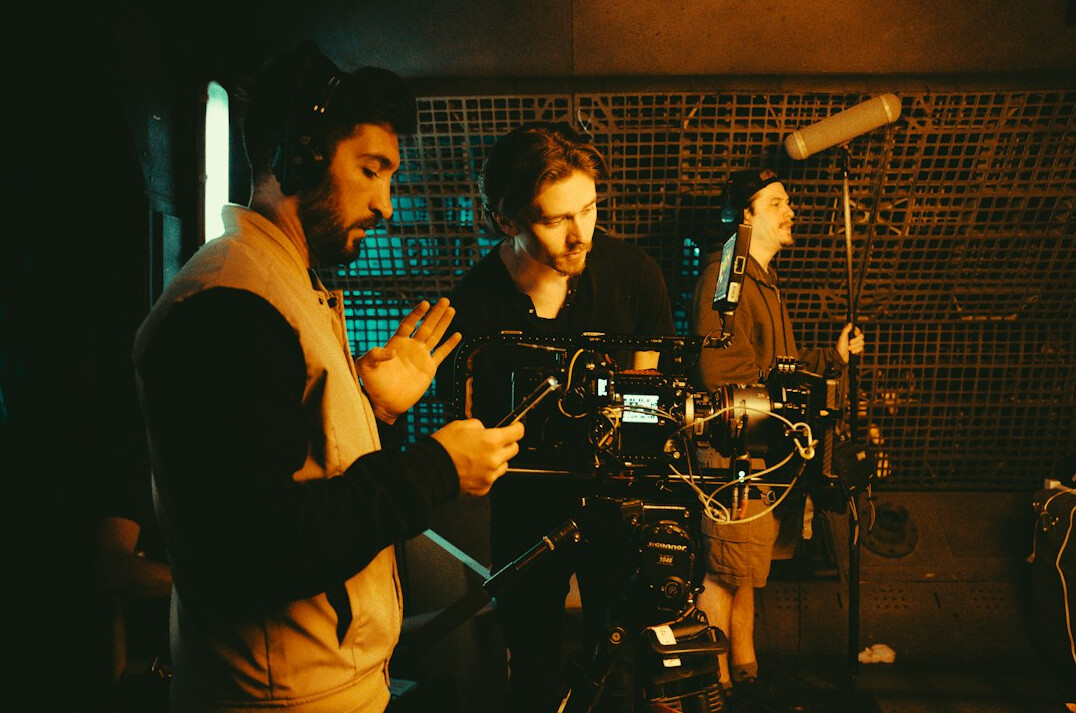 indie film crew on set