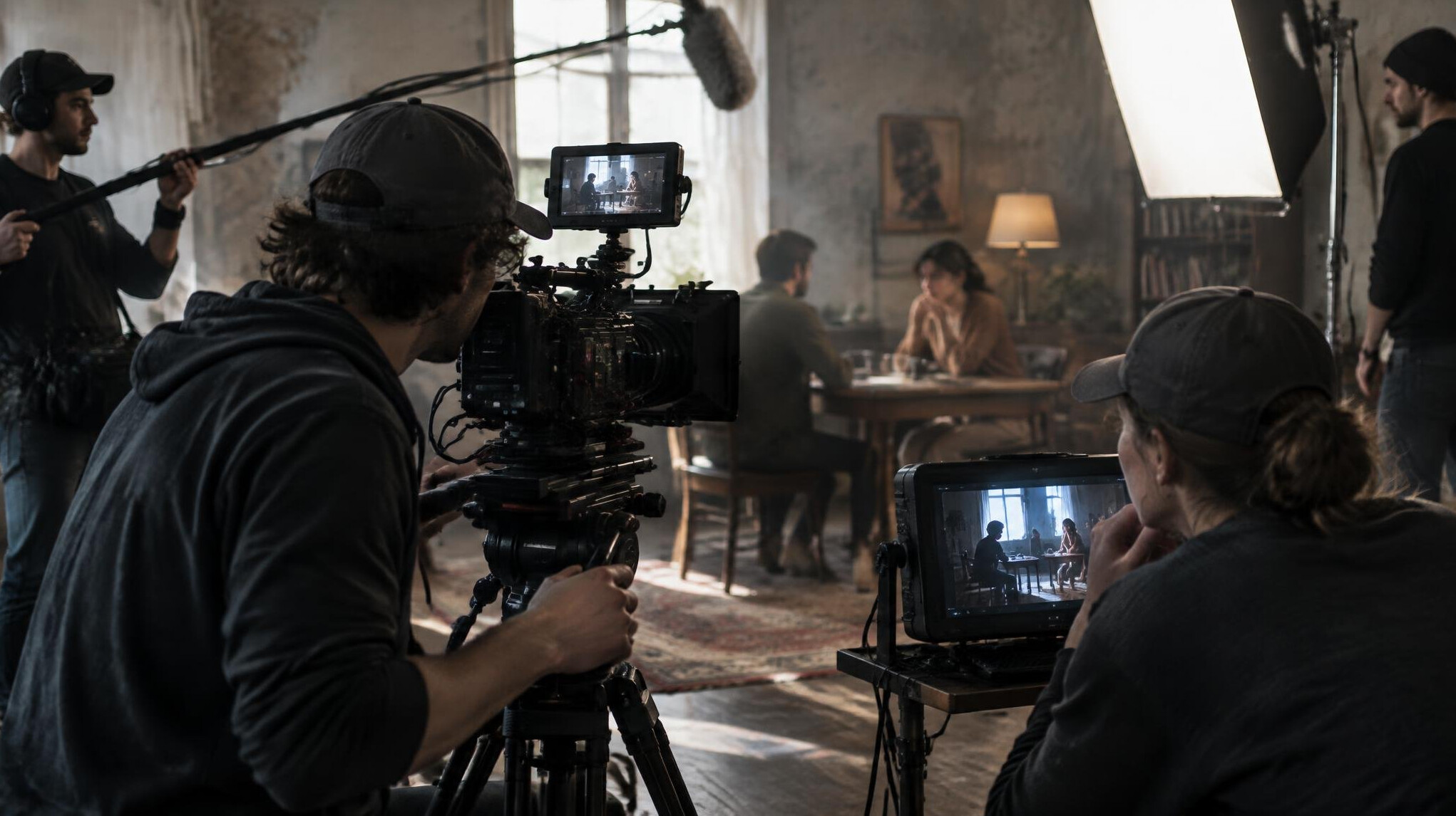 indie film crew on set
